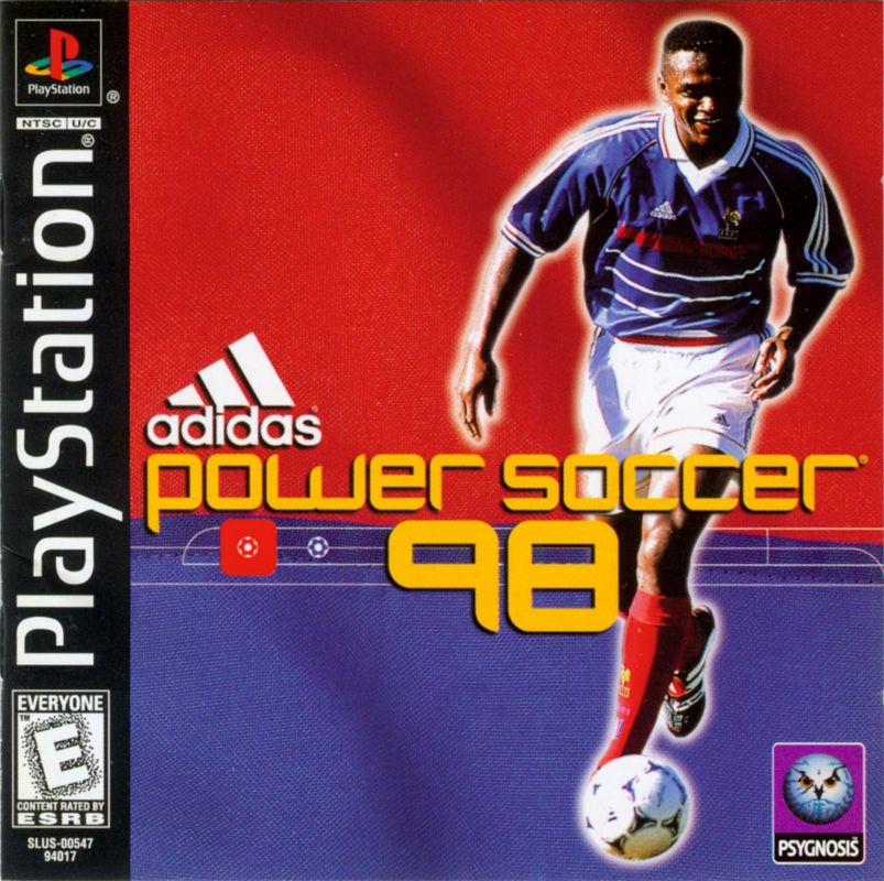 Adidas Power Soccer '98 box art for Playstation